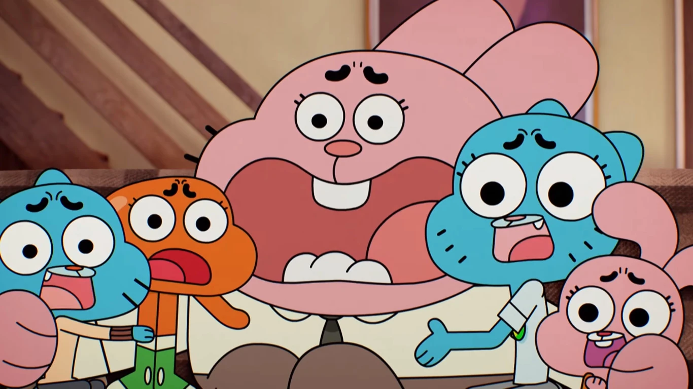 Image Scared Wattersons in The Nest.jpg The Amazing World of