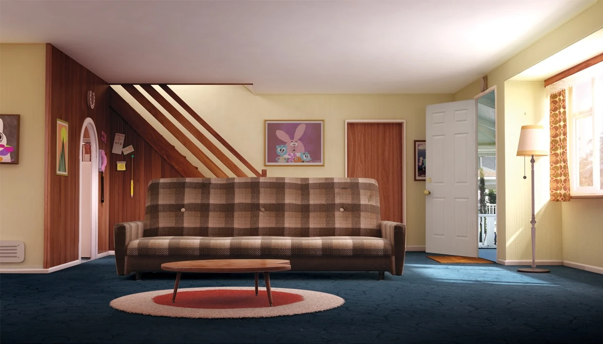 Image WattersonsHouse LivingRoom DoorOpen.jpg The Amazing World of Gumball Wiki FANDOM