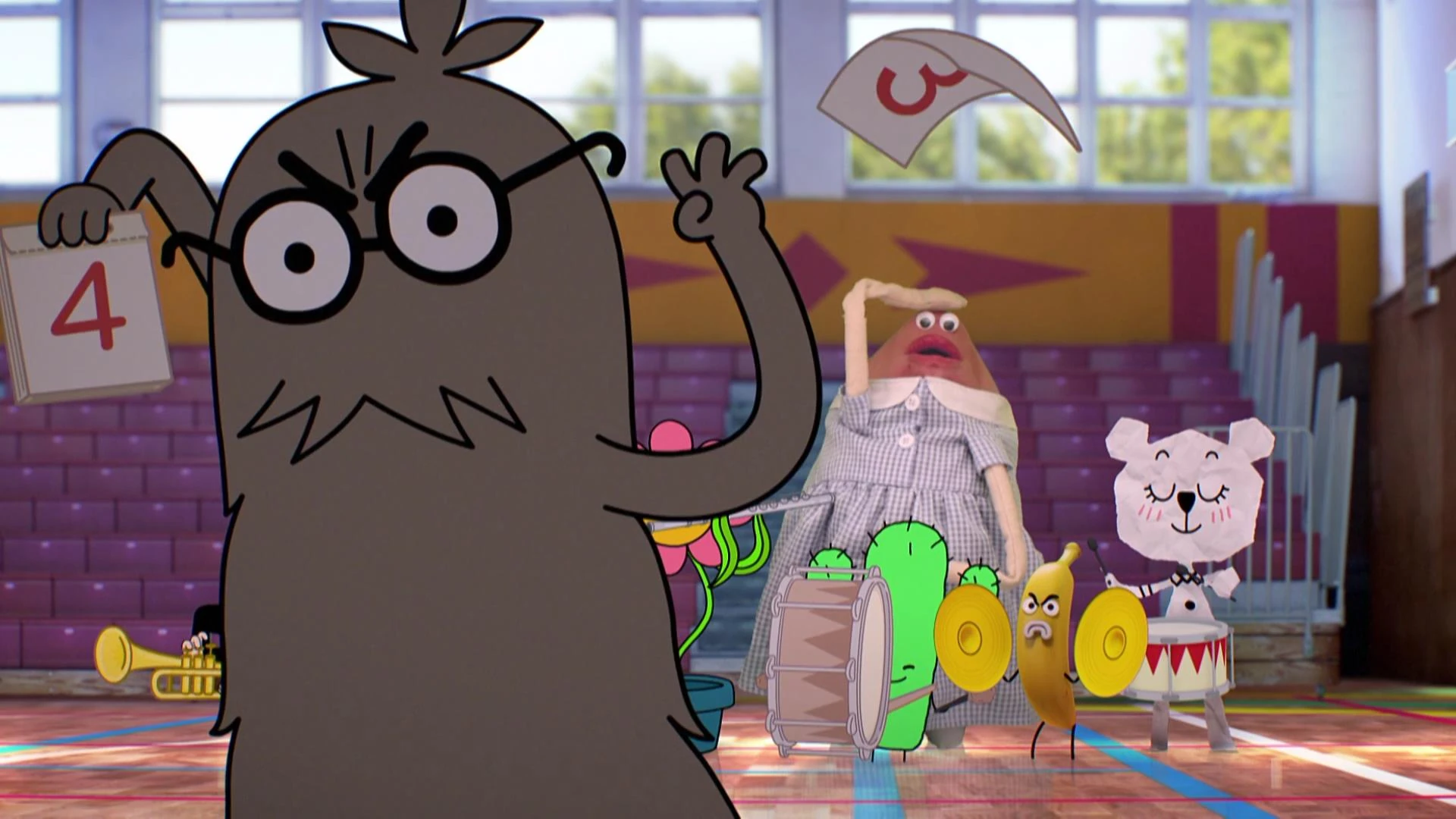 Image Principal Brown throws some paper.jpg The Amazing World of