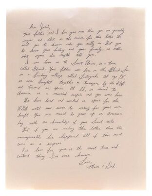 Leanne's Letter