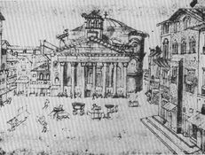 Pantheon Rome miniature XV