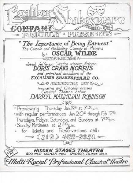 Earnest Showcard