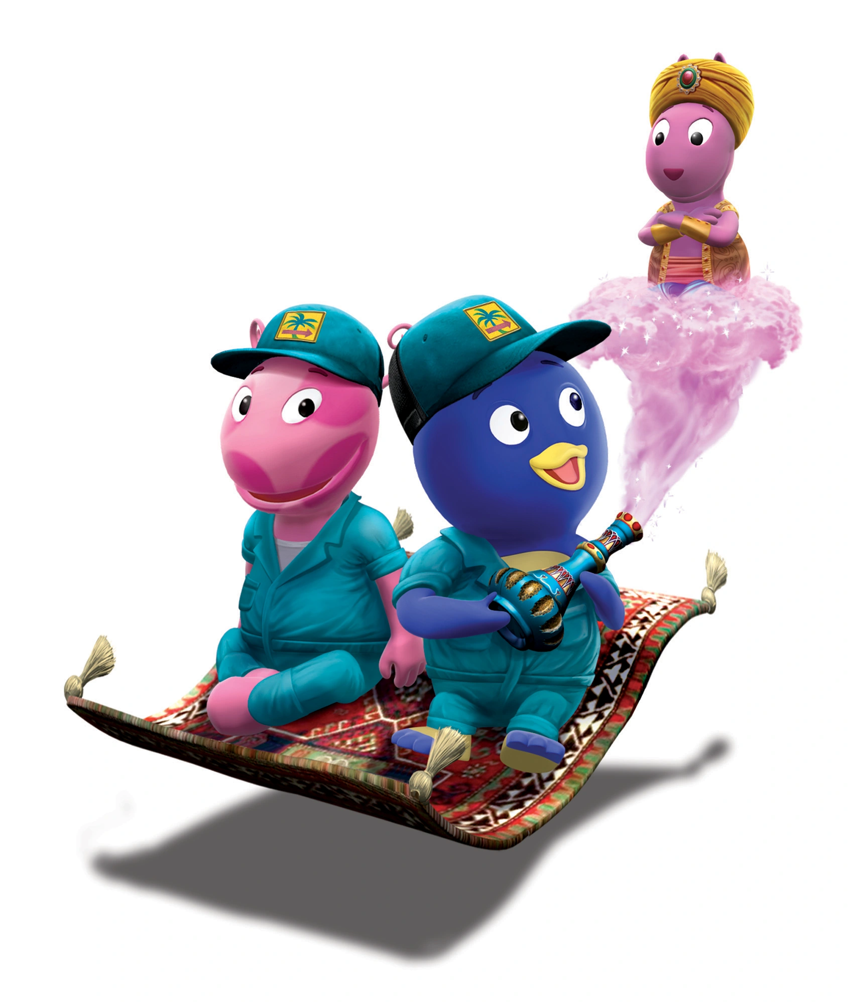 Image The Backyardigans Mover Uniqua, Mover Pablo and Genie Austin