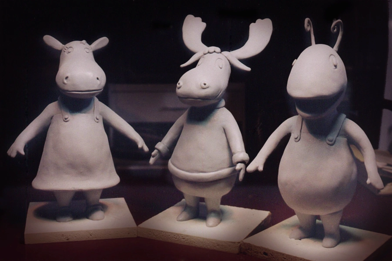 Image The Backyardigans Me and My Friends Pilot 1998 Uniqua, Tyrone and Tasha Models.png The