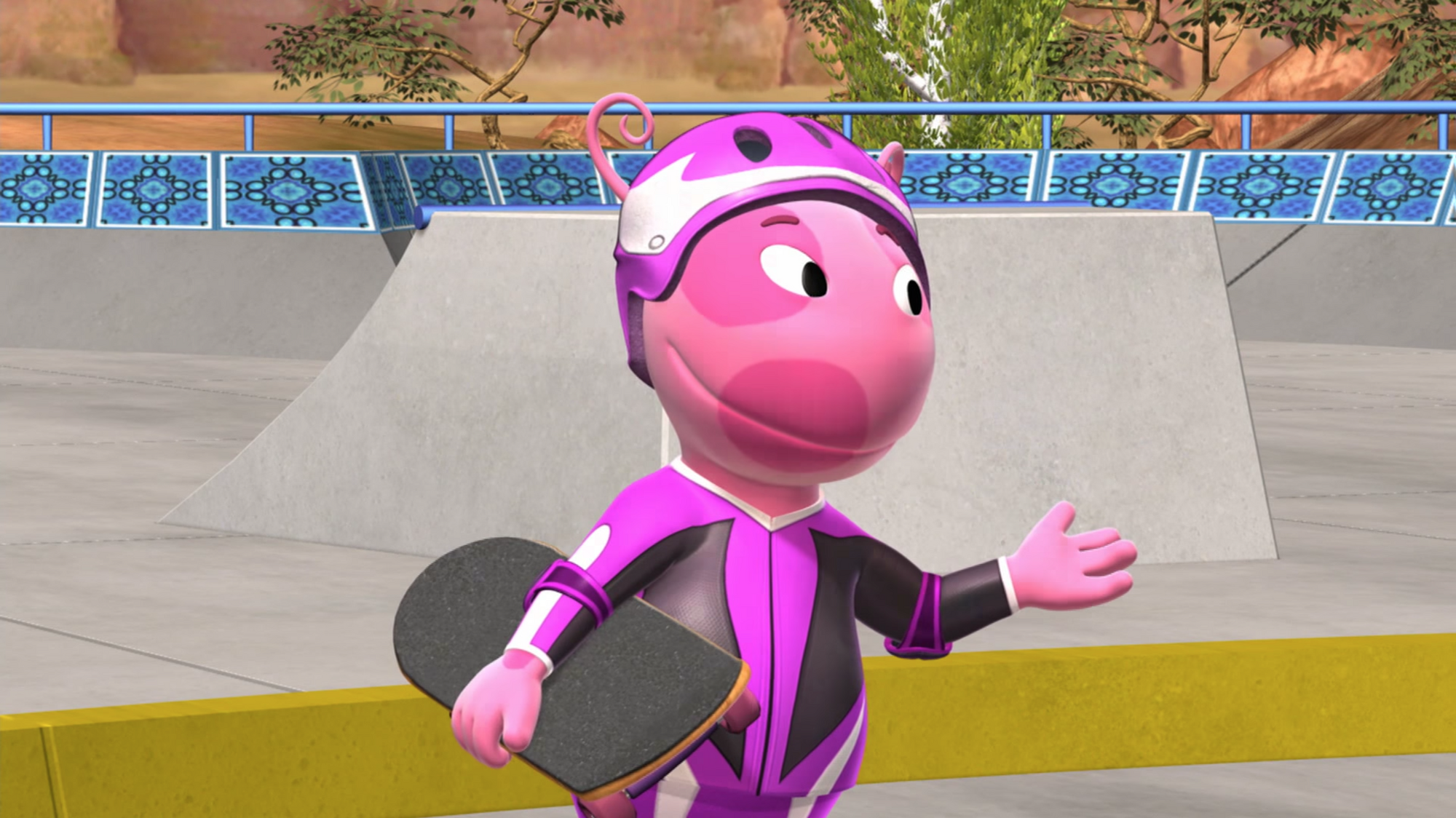 Skateboarder Uniqua The Backyardigans Wiki Fandom