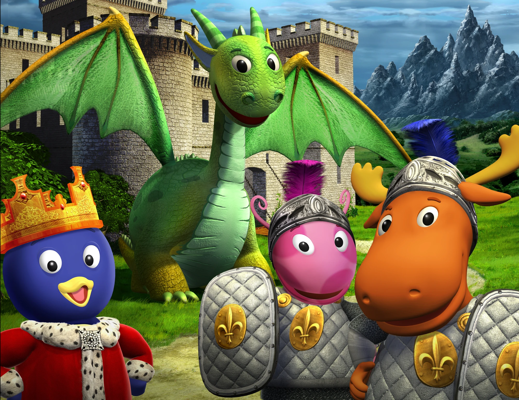 Image The Backyardigans Dragon Tale of the Mighty Knights Promo