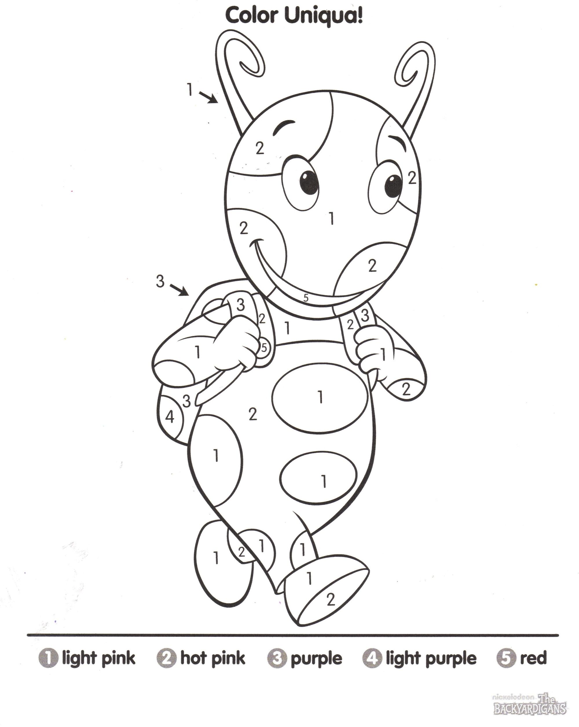 Pablo Backyardigans Coloring Pages Image Colorbynumberjpg The Backyardigans Wiki