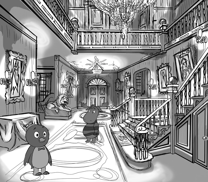 Image The Backyardigans It's Great to Be a Ghost! Production Art 1