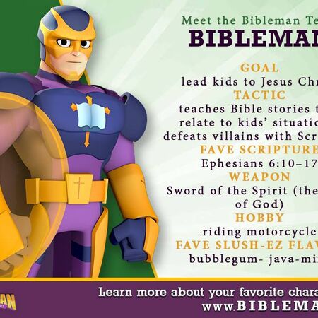 bible man action figure