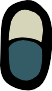 Pill White Blue Ground