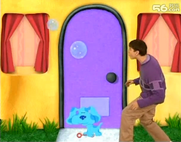 Blues Clues Joe Purple Shirt