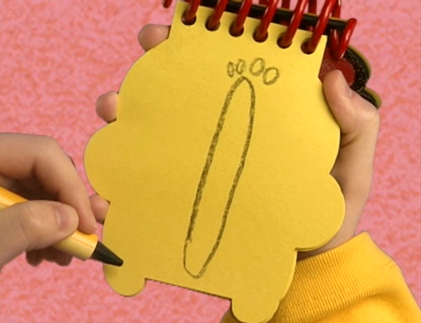 Image - Tall Pawprint in the Notebook.jpg | Blue's Clues Wiki | FANDOM ...