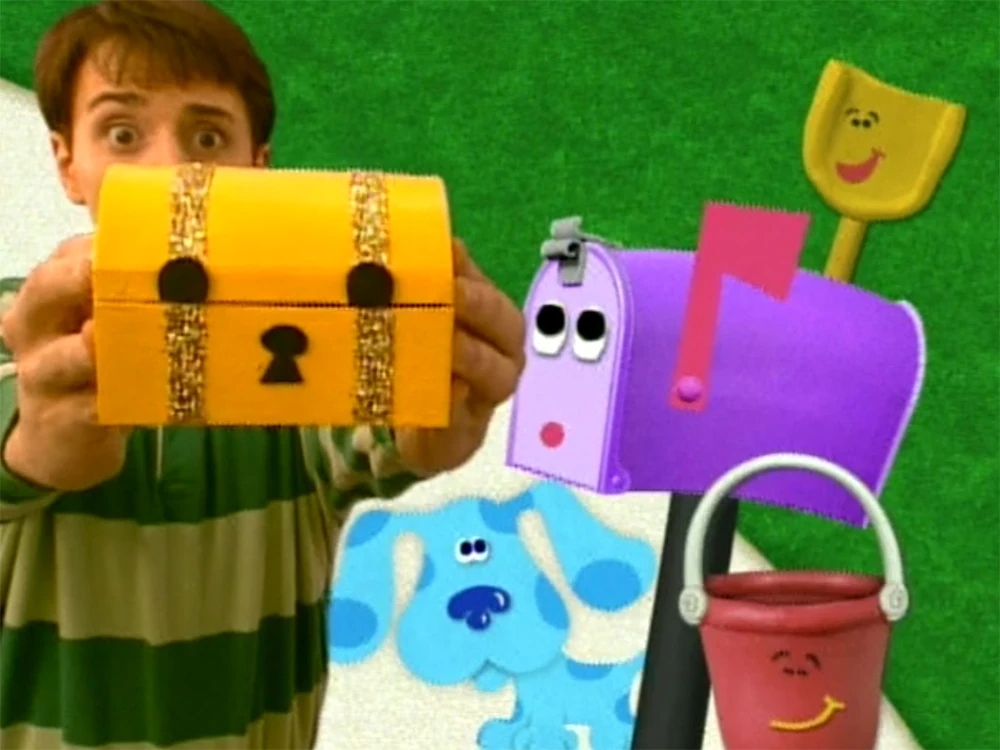 Image Blue's Clues Mailbox with Shovel and Pail.jpg Blue's Clues