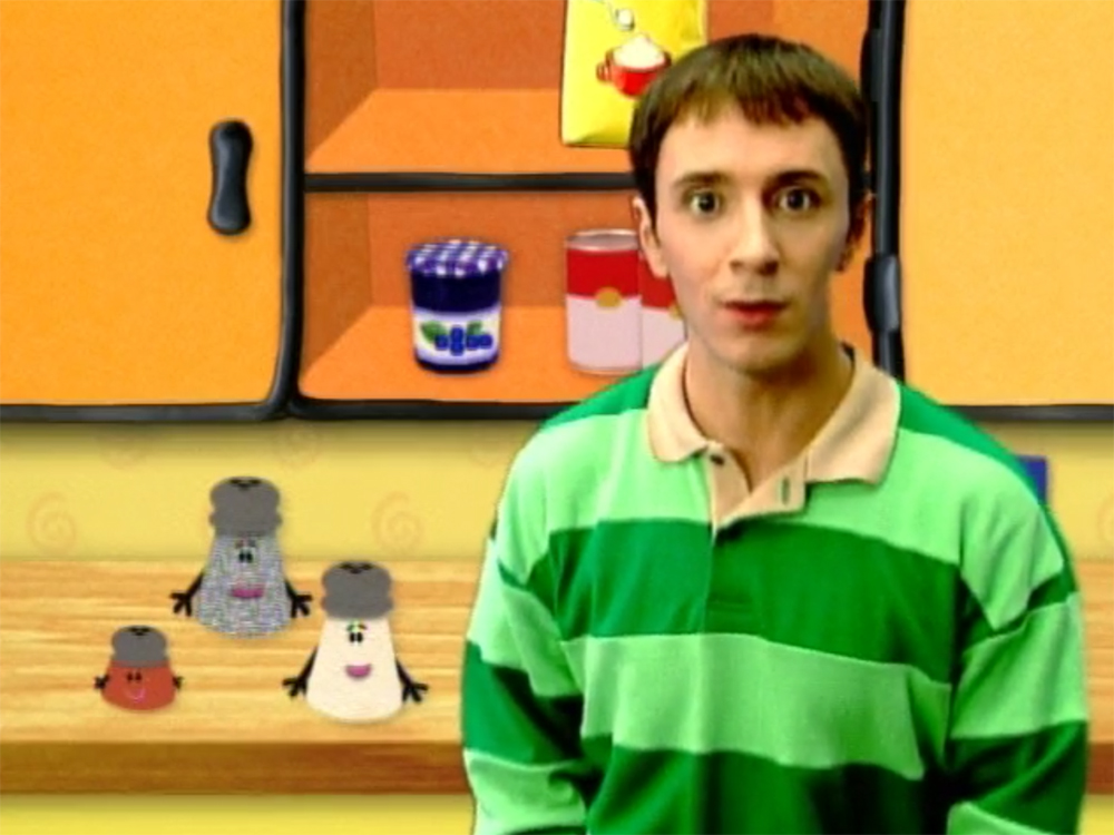 Image Blue's Clues Mrs. Pepper, Mr. Salt and Paprika in the Kitchen
