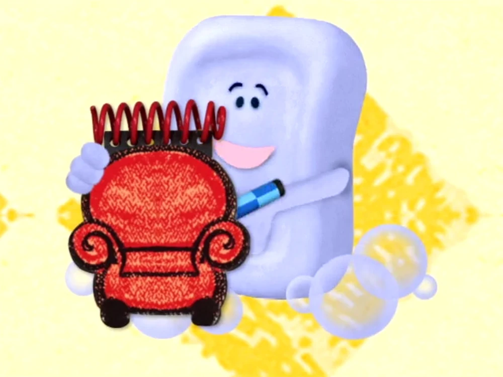 Image Blue's Clues Slippery Soap with Handy Dandy Notebook.jpg Blue