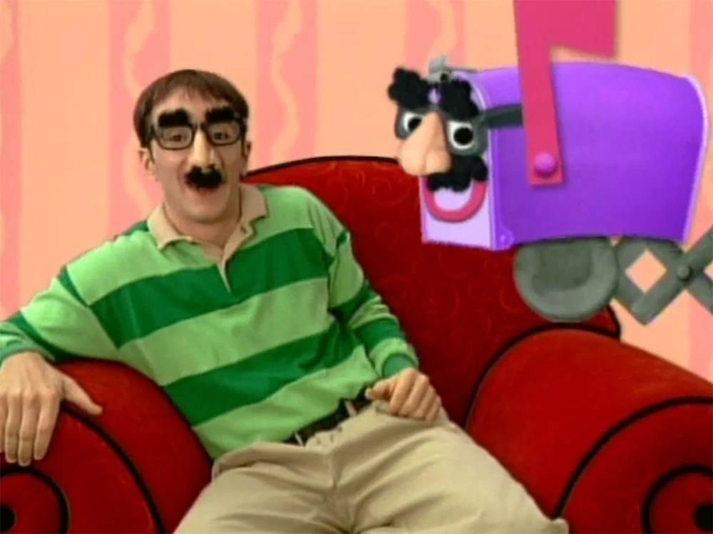 Image Blue's Clues Mailbox with Groucho Glasses.jpg Blue's Clues