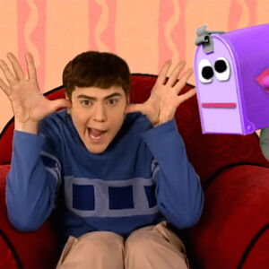 Blues Clues Joe Purple Shirt