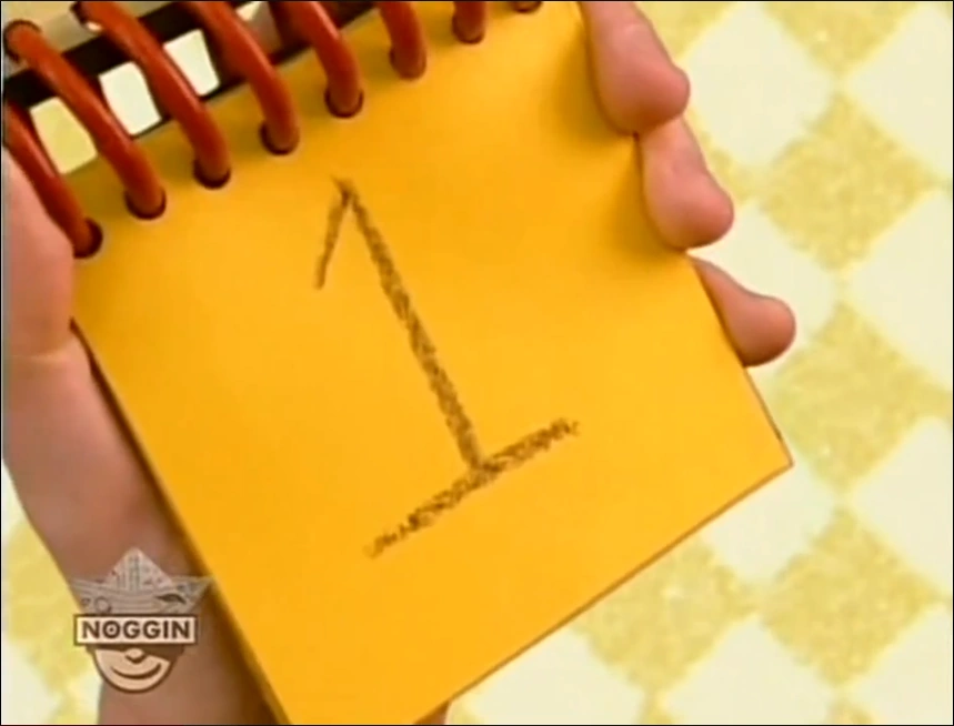 Image Number 1.PNG Blue's Clues Wiki FANDOM powered by Wikia