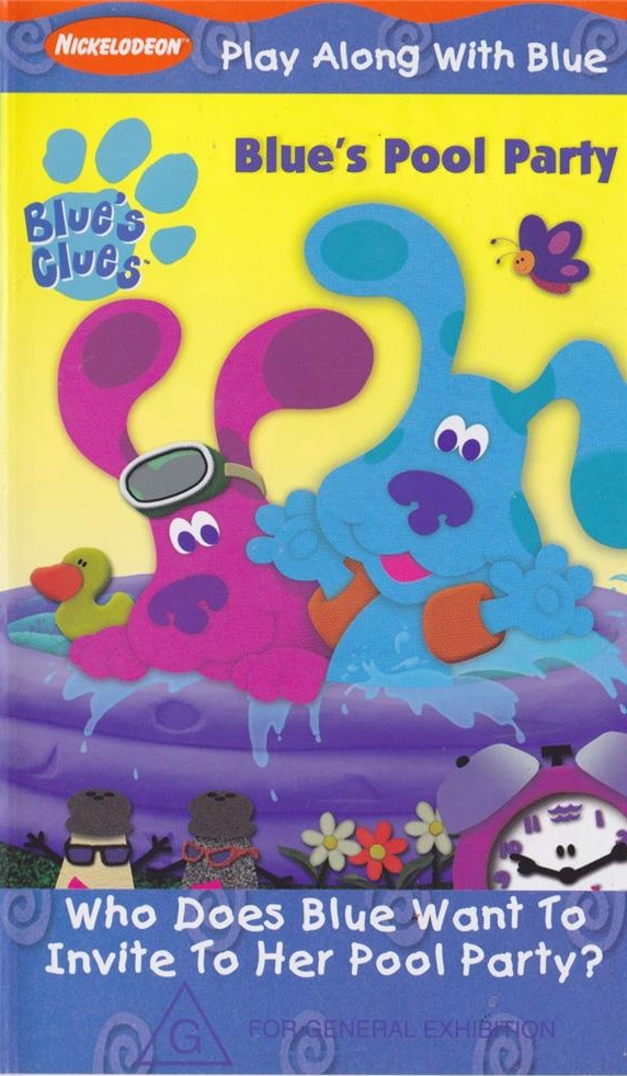 Blue's Pool Party (VHS) | Blue's Clues Wiki | Fandom