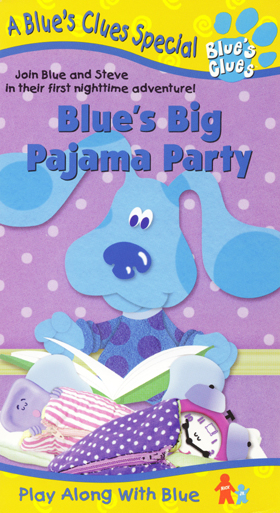 blue s big pajama party vhs blue s clues wiki fandom powered