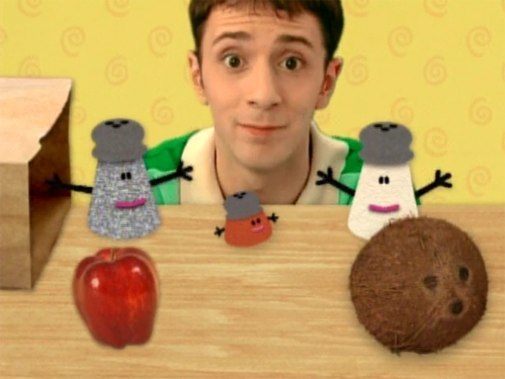 Image - Blue's Clues Mrs. Pepper, Paprika and Mr. Salt.jpg | Blue's