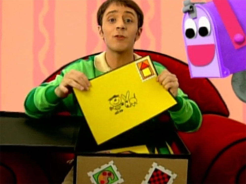 Image Blue's Clues Mailbox with Steve s Letter Collection.jpg Blue