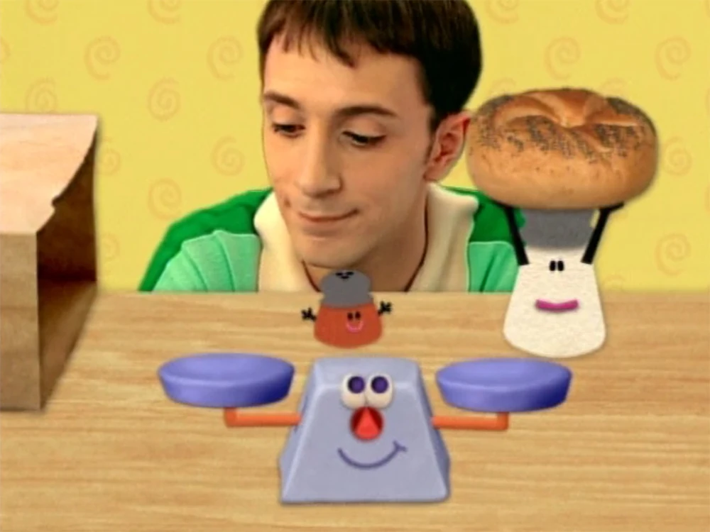 Image Blue's Clues Paprika and Mr. Salt with Scale.jpg Blue's Clues