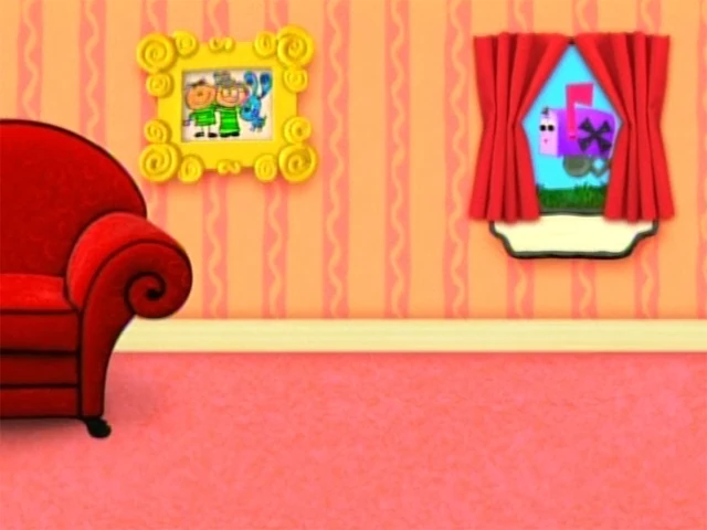 Image Blue S Clues Mailbox In Window Jpg Blue S Clues