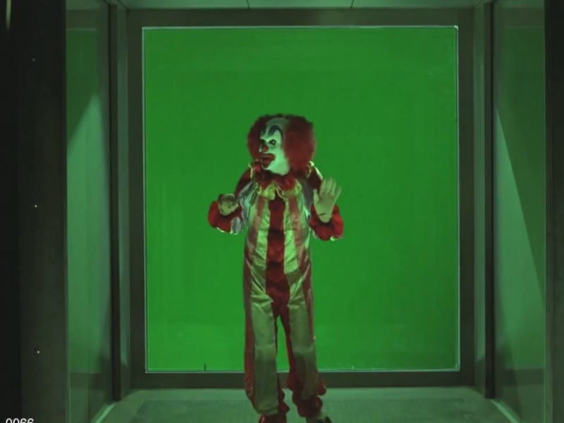 clowns the cabin in