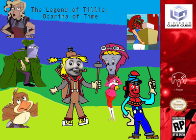 The Legend of Tillie - Ocarina of Time (Nintendo Gamecube) Poster.