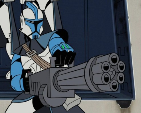 Unidentified Advanced Recon Commando heavy gunner | The Clone Wars