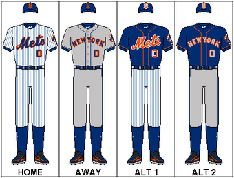 Logos and uniforms of the New York Mets 