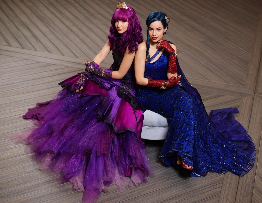 Image D2 Mal & Evie Cotillion.jpg Descendants Wiki FANDOM