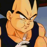 Vegeta eating 8