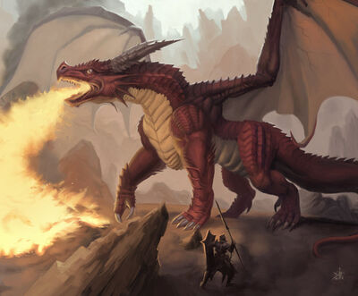 The red dragon