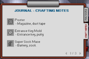 Screenshot Journal Crafting Notes