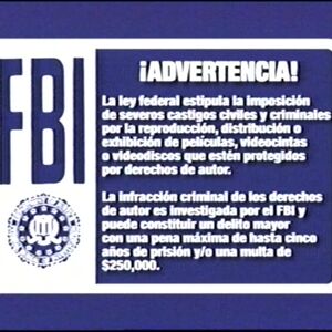 Buena Vista Walt Disney Studios Home Entertainment Warning Screens The Fbi Warning Screens Wiki Fandom
