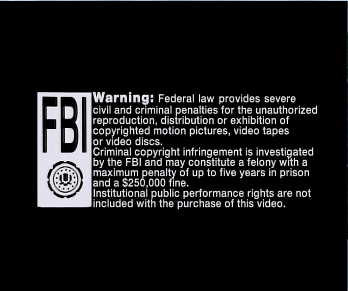 Image A&E FBI Warning Screen.JPG The FBI Warning Screens Wiki