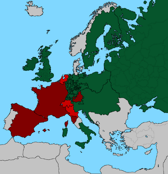 map of europe under napoleon The Napoleonic Wars Map Game Thefutureofeuropes Wiki Fandom map of europe under napoleon