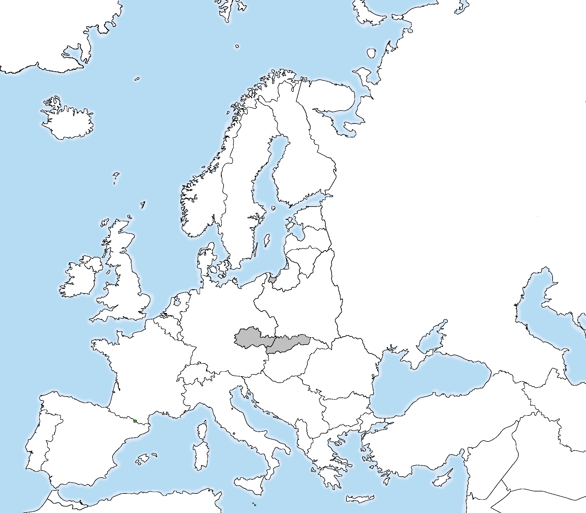 Map Of Europe Ww2 Blank Map