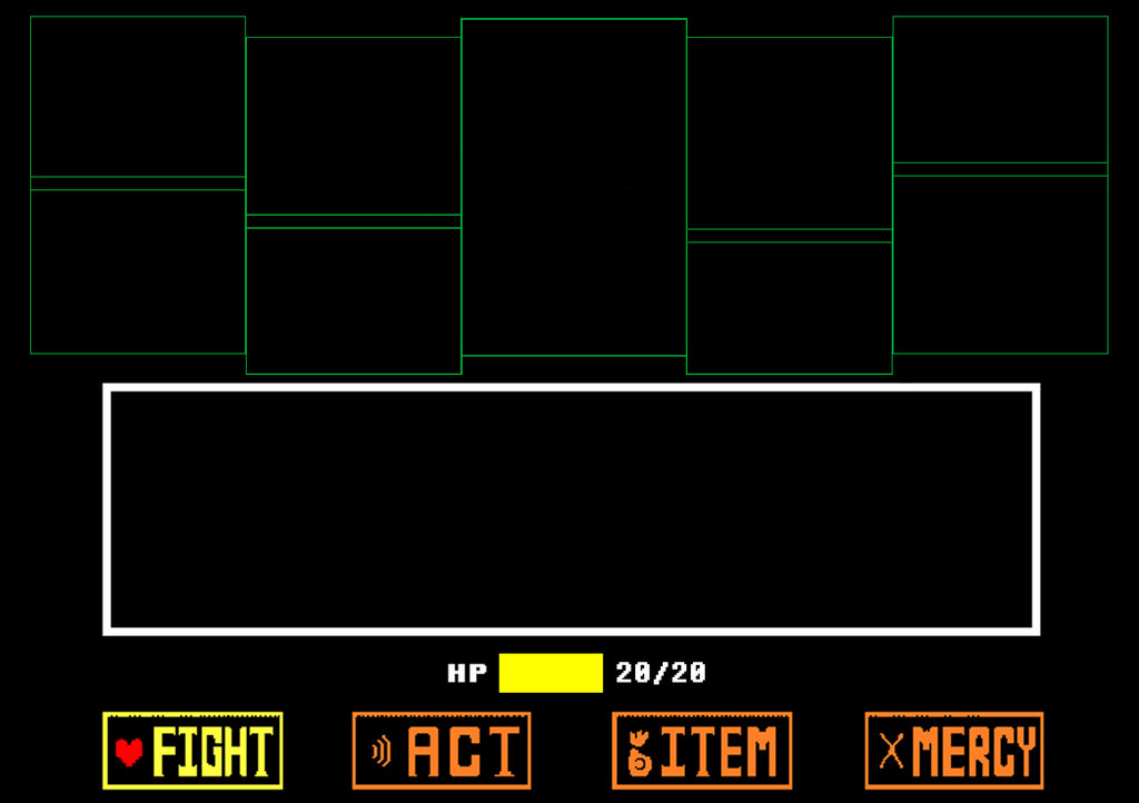 image undertale battle template png thefutureofeuropes wiki undertale screen size