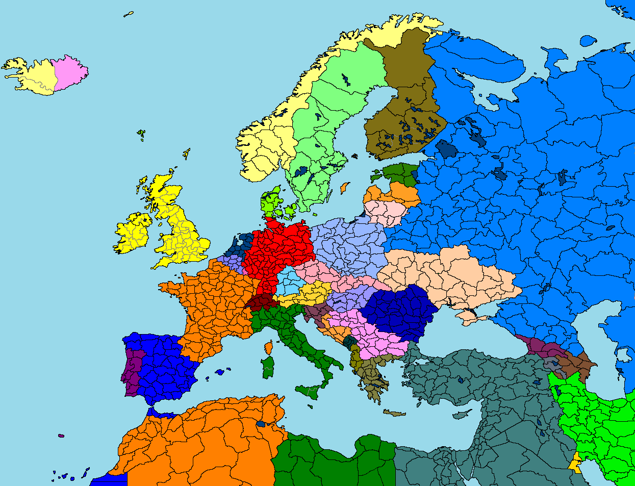 Alternative Map Of Europe Rimaginarymaps 8829