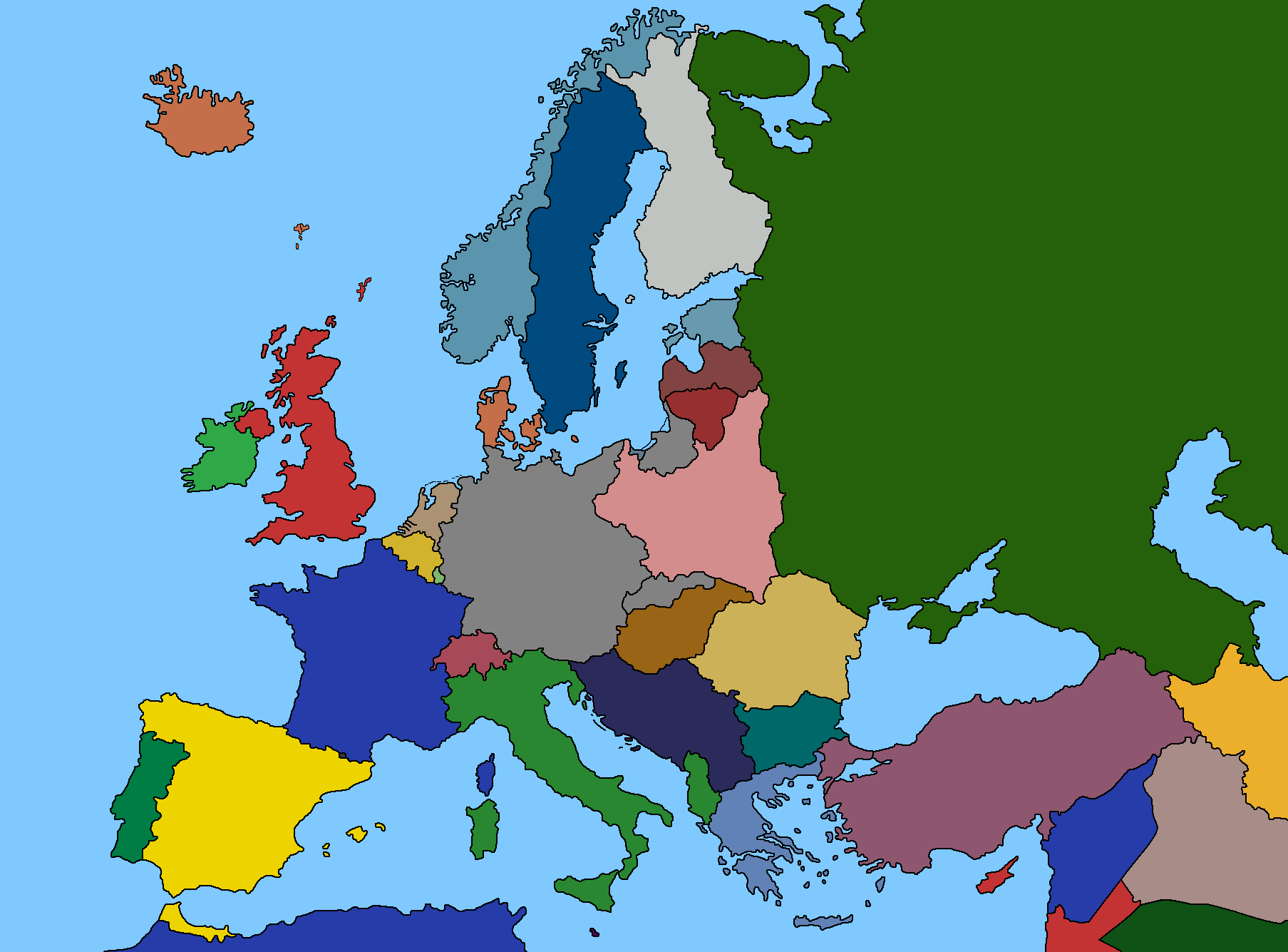 Image Map Of Europe 1939 Png TheFutureOfEuropes Wiki FANDOM   Latest