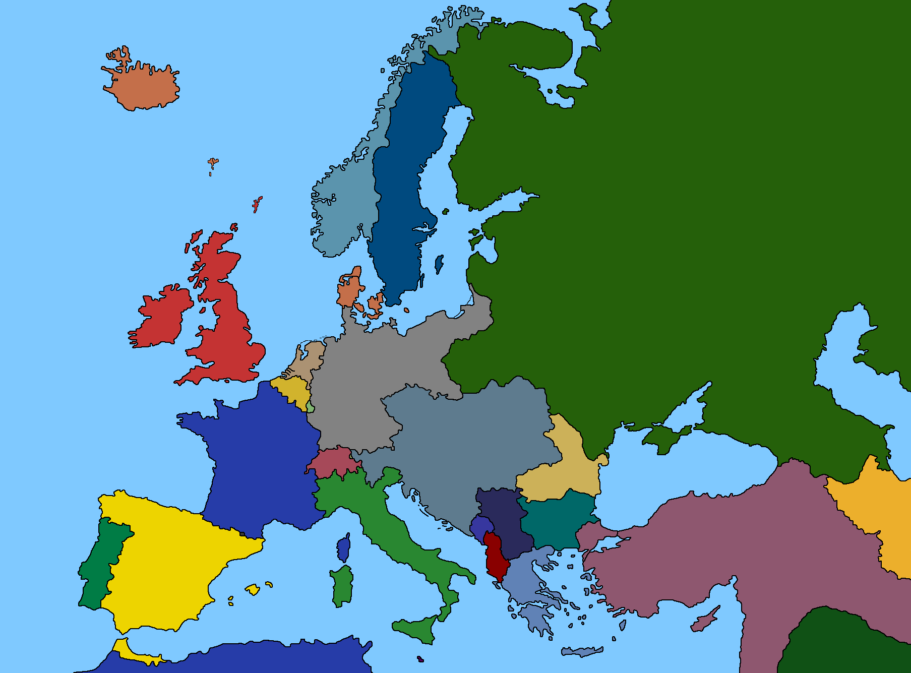 Image Map Of Europe 1914 By Relicure Png TheFutureOfEuropes Wiki   Latest