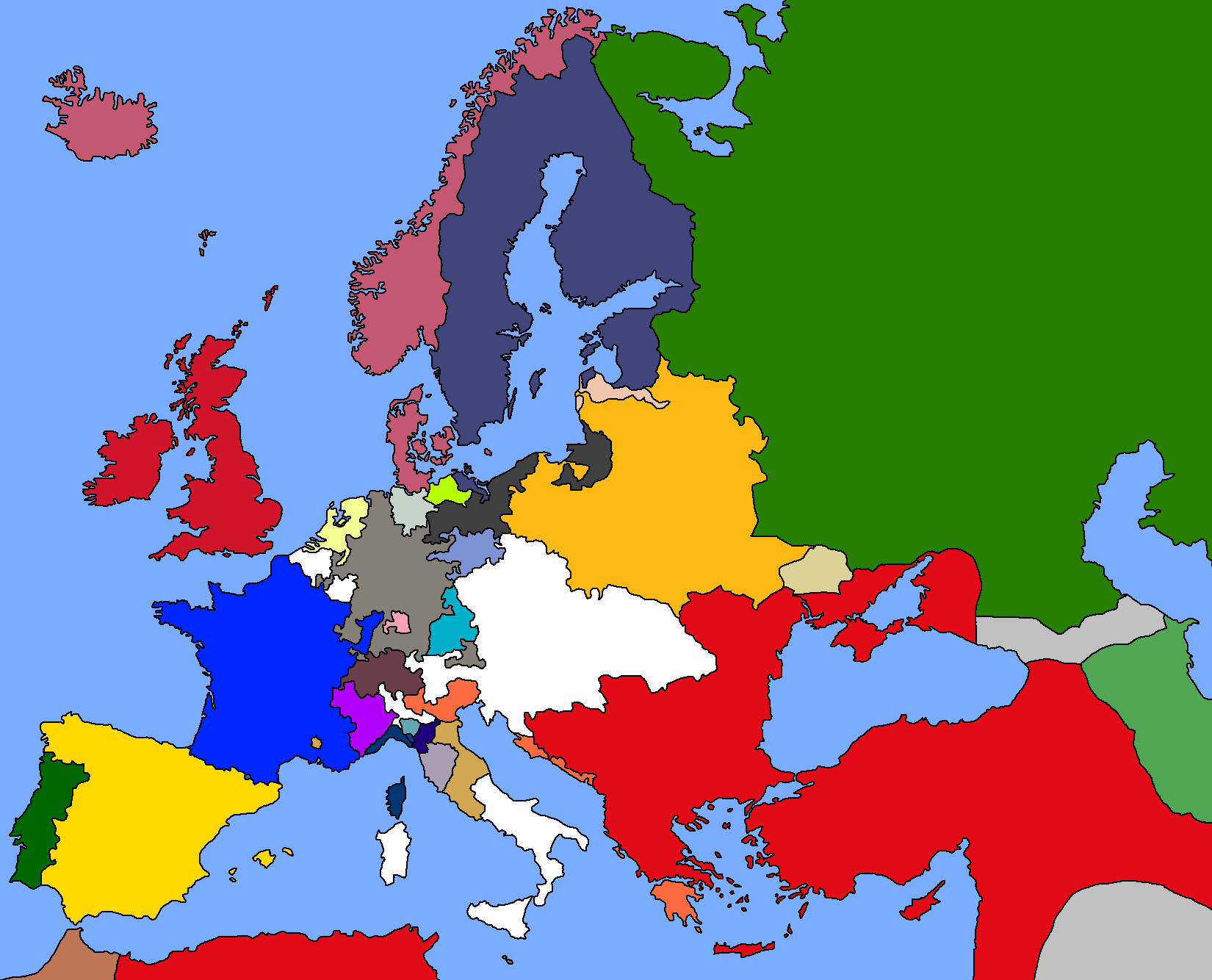 eu4 extended timeline map of europe 1914