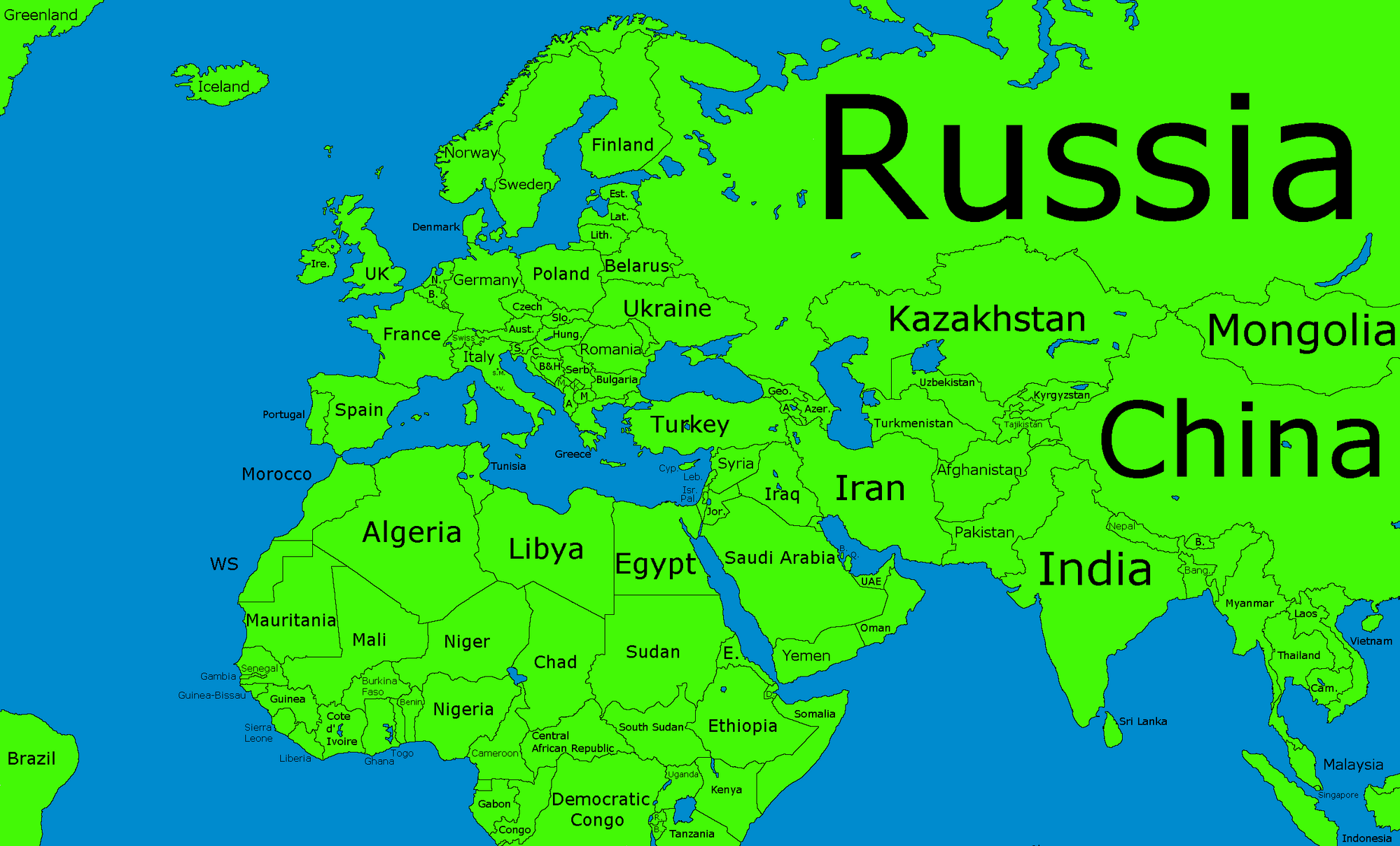 Image Map Of Europe Three Fourths Asia Two Thirds Africapng