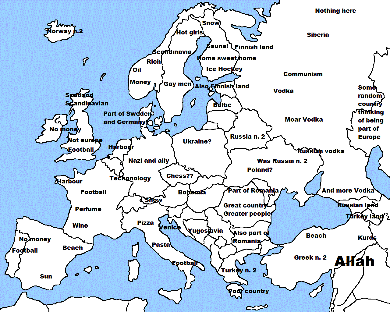 Map Of Europe 2017