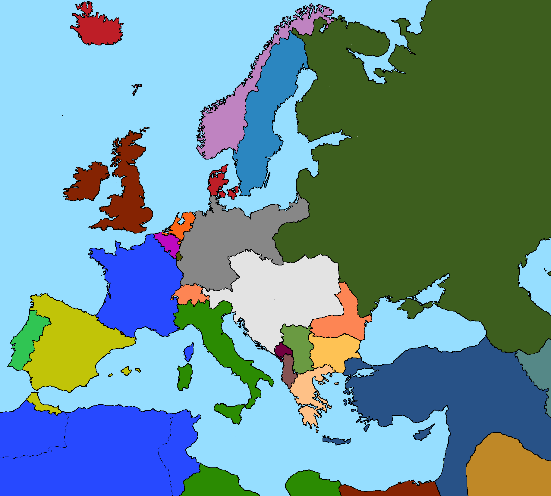 Years Of Blood World War I Map Game Thefutureofeuropes Wiki