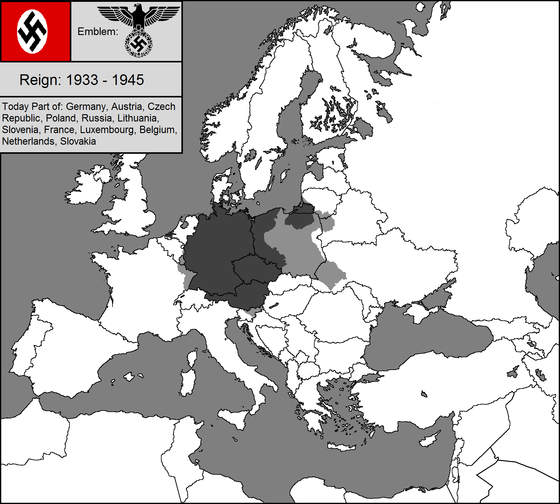blank map of nazi germanypng