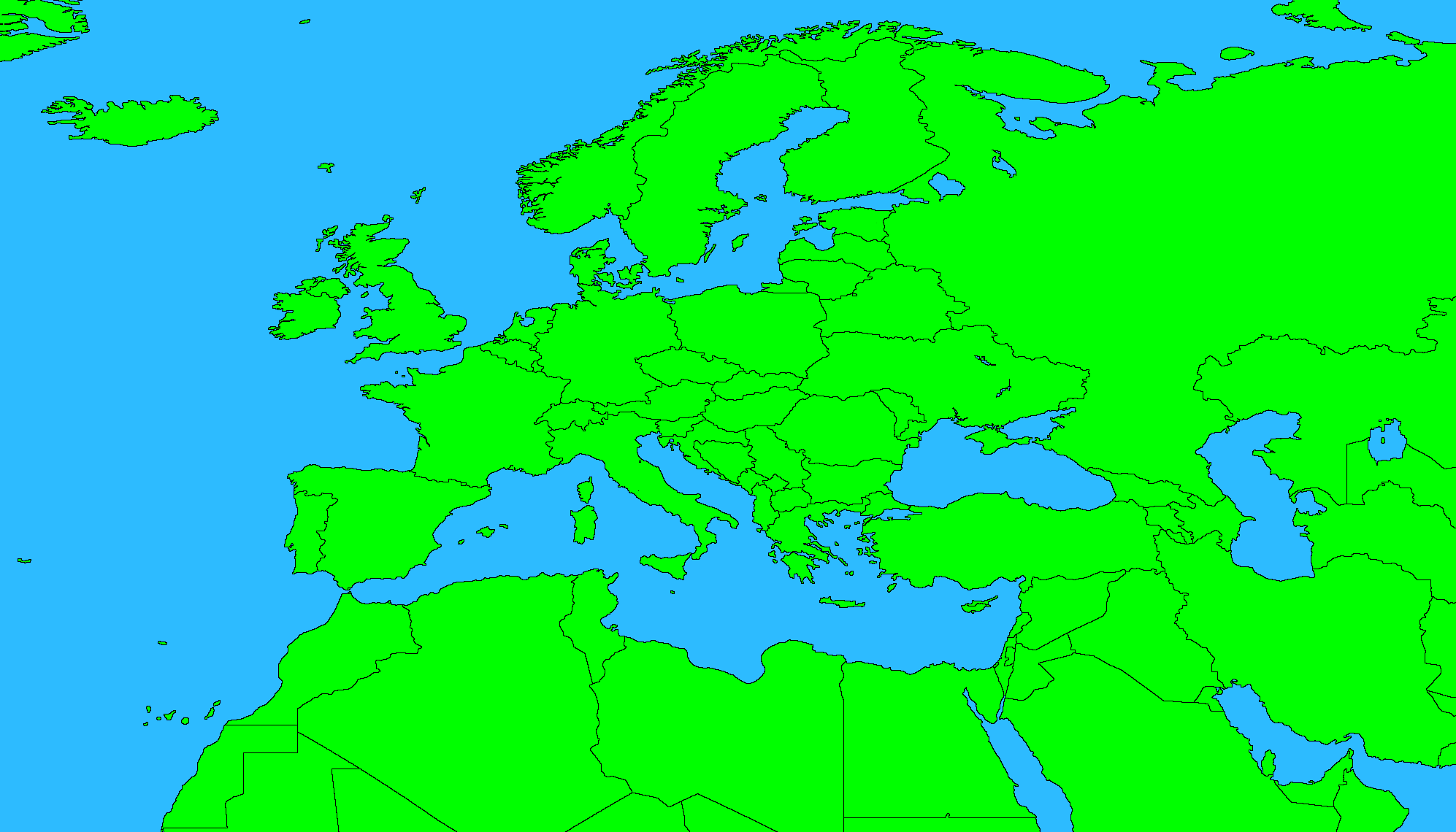 Image - Drex's map of Europe without names.png | TheFutureOfEuropes